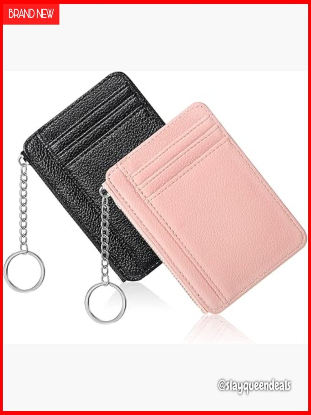 Leather Slim RFID Blocking Front Pocket Wallet Credit Card Holder